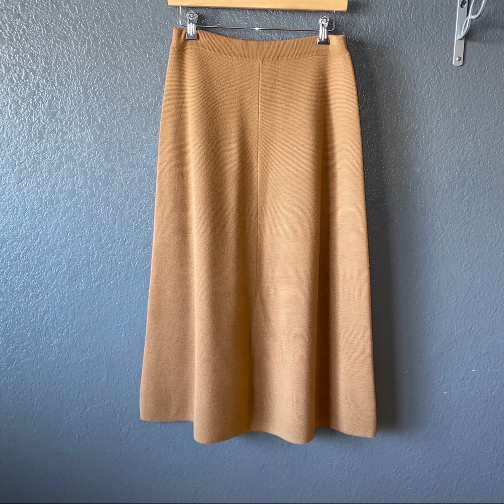 PAMELA MCCOY COLLECTION SKIRT Wool Blend Boho long